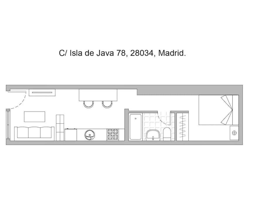 For You Rentals Acogedor Apartamento Temporal De Una Dormitorio En Fuencarral Ija78 Madrid Exterior photo